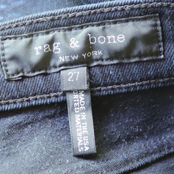 Rag & Bone | Black Skinny Jeans 27 - Picture 5 of 7